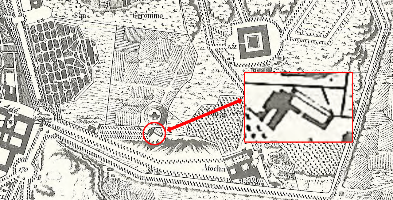 Plano de Madrid dividido en diez quarteles (1812). Juan López